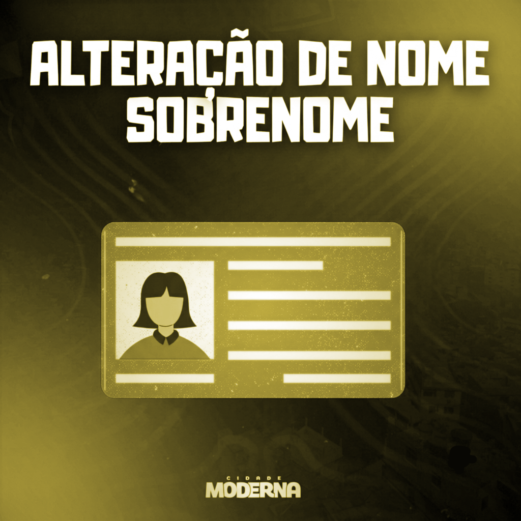 MUDANÇA NOME E SOBRENOME